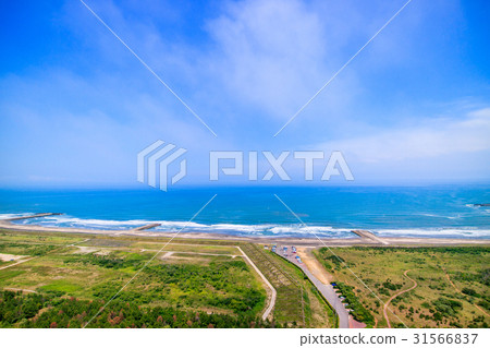 奧運衝浪場地Fisigasaki海岸的航拍照片 奧運衝浪場地Fisigasaki海岸的航拍照片 31566837
