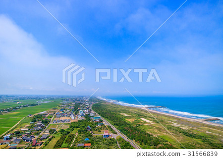 Olympic surfing venue Aerial photograph of Fisigasaki coast 31566839