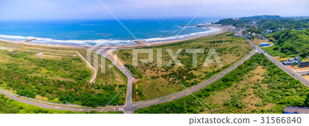 奧運衝浪場地Fisigasaki海岸的航拍照片 奧運衝浪場地Fisigasaki海岸的航拍照片 31566840