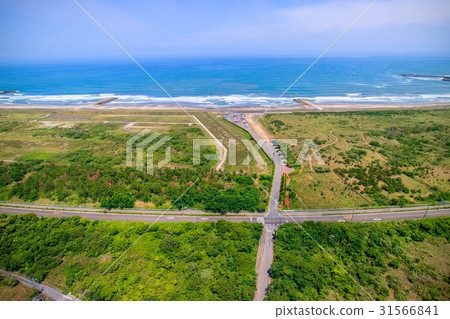 奧運衝浪場地Fisigasaki海岸的航拍照片 奧運衝浪場地Fisigasaki海岸的航拍照片 31566841