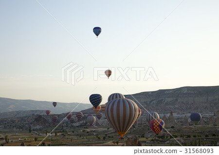 熱氣球，卡帕多細亞，土耳其 31568093