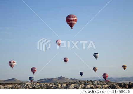 熱氣球，卡帕多細亞，土耳其 31568096