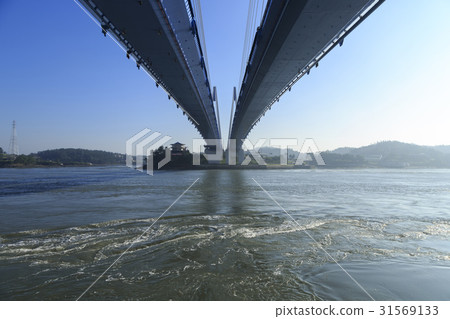 Jindo Bridge, Daegyo Rest Area, Haenam-gun, Jeonnam Jindo Bridge, Daegyo Rest Area, Haenam-gun, Jeonnam 31569133