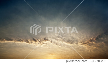 cloud, Cloud background, dawn or dusk 31570348
