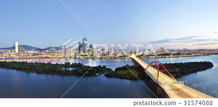首爾國際金融中心,西江大學橋,Bam島,汝矣島,永登浦區,漢江,首爾 首爾國際金融中心,西江大學橋,Bam島,汝矣島,永登浦區,漢江,首爾 31574088