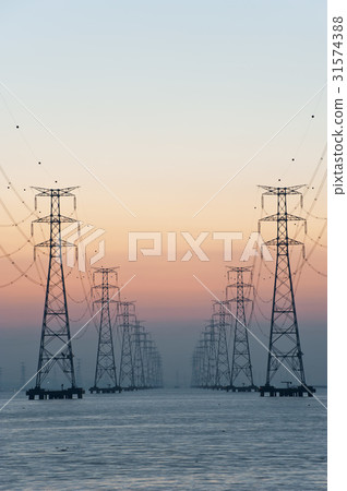 Power Tower, Shihwa Lake, Ansan City, Gyeonggi-do Power Tower, Shihwa Lake, Ansan City, Gyeonggi-do 31574388