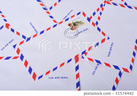 航空郵件，郵票 31574492