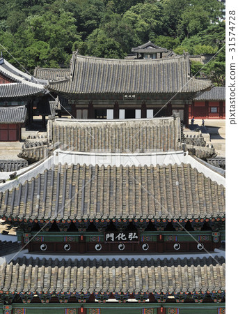 Honghwamun (treasure 384), Myunggungmun (treasure 385), Myongjeonjeon (national treasure 226), Changgyeonggung, Jongno-gu, Seoul 31574728