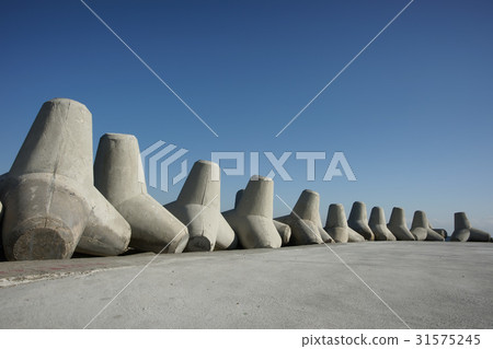 防波堤，新南港，三原市，江原道 31575245