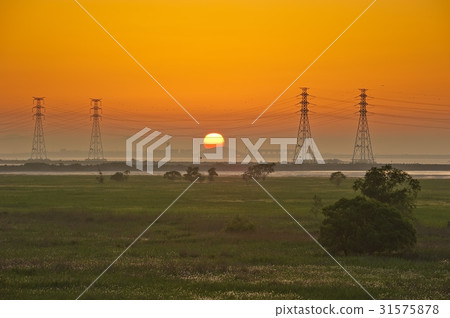 Transmission Tower, Mold, Wooshido, Shihwa, Hwaseong, Gyeonggi-do 31575878