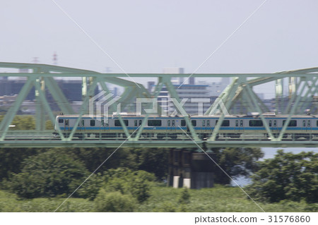 Keihin東北線穿越荒川河（跟隨拍攝） 31576860