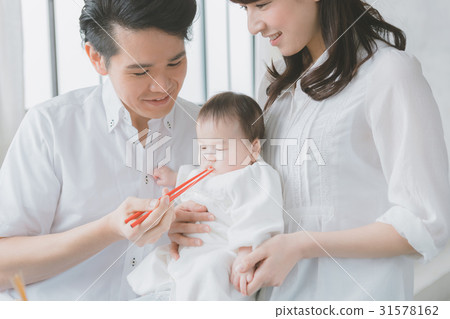 the weaning ceremony, family, 100 day celebration 31578162