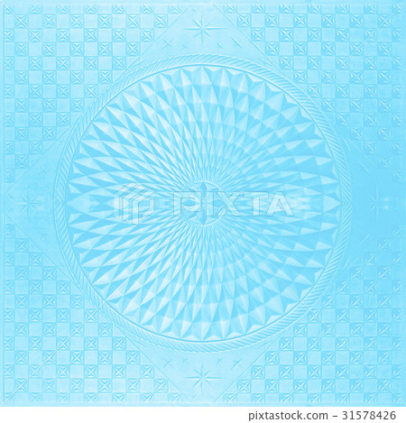 Patterns on the ceiling gypsum sheets 31578426