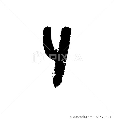 Vector hand drawn letter Y Vector hand drawn letter Y 31579494