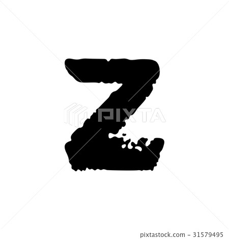 Vector hand drawn letter Z Vector hand drawn letter Z 31579495