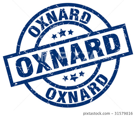 Oxnard blue round grunge stamp Oxnard blue round grunge stamp 31579816