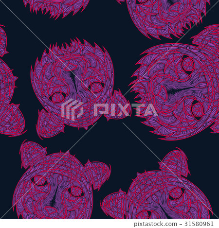 Abstract tiger pattern jungle tropical Abstract tiger pattern jungle tropical 31580961
