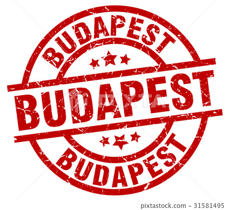 Budapest red round grunge stamp Budapest red round grunge stamp 31581495