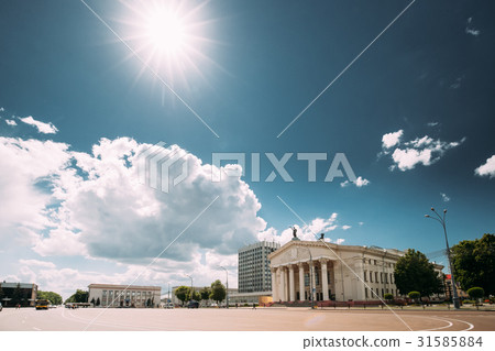 Gomel, Belarus. Building Of Gomel Regional Drama Gomel, Belarus. Building Of Gomel Regional Drama 31585884