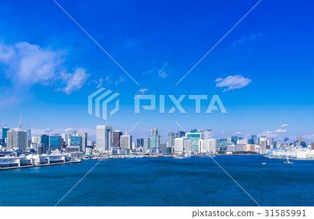 View from the Rainbow Bridge Tokyo Bay Area View from the Rainbow Bridge Tokyo Bay Area 31585991