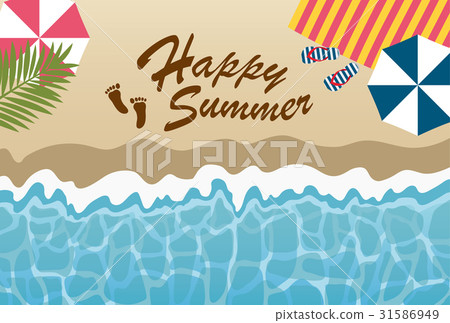 Beach beach hot summer template Beach beach hot summer template 31586949