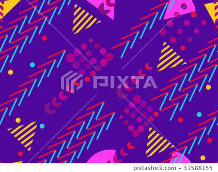 Memphis seamless pattern. Elements memphis Memphis seamless pattern. Elements memphis 31588155