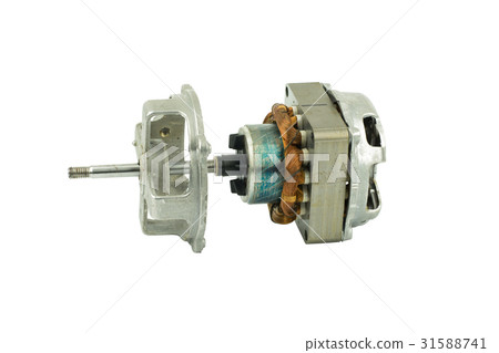 coil electric fan, isolated on white background.. 31588741