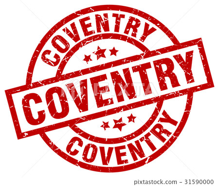 Coventry red round grunge stamp Coventry red round grunge stamp 31590000