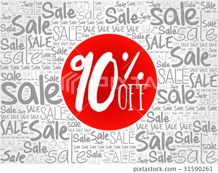 90% OFF Sale words cloud 90% OFF Sale words cloud 31590261