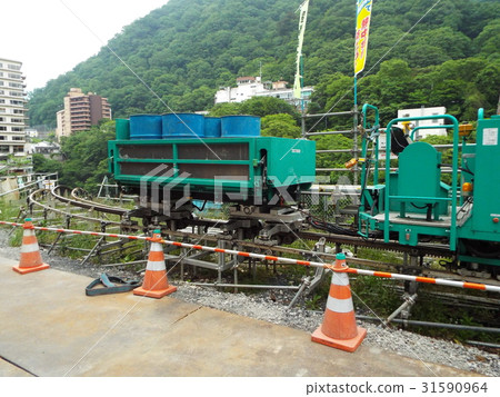 Monorail will be active for construction in the mountains and steep slopes 31590964