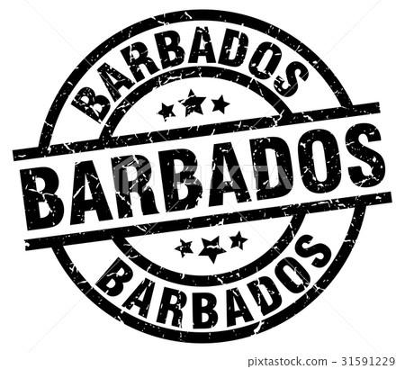 Barbados black round grunge stamp - Stock Illustration [31591229] - PIXTA