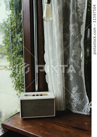 Vintage Retro Radio by The Window 31597504
