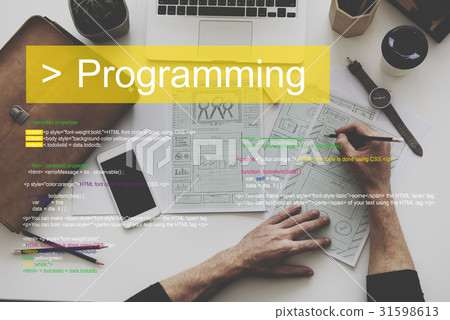 Programming Script Text Coding Word 31598613