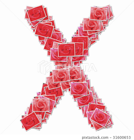 羅斯開花字母表的大寫字母 羅斯開花字母表的大寫字母 31600653