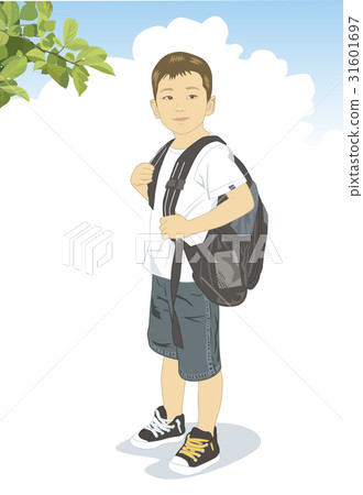 Rucksack and boy 31601697