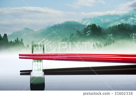 Chopsticks and chopstick rests Chopsticks and chopstick rests 31602338