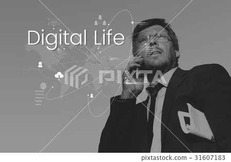 Global Network Online Communication Connection Global Network Online Communication Connection 31607183