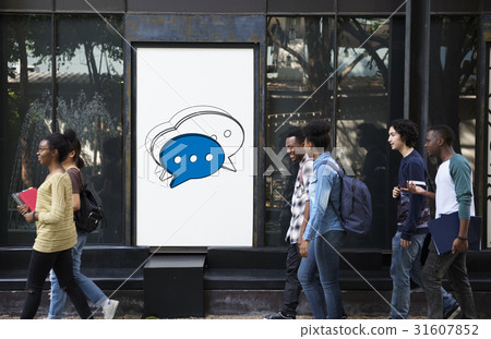 Speech Bubble Talk Conversation Graphic 31607852