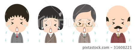 Businessman set crying Businessman set crying 31608221