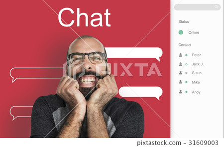 Chat Message Talk Connect Notification Word 31609003