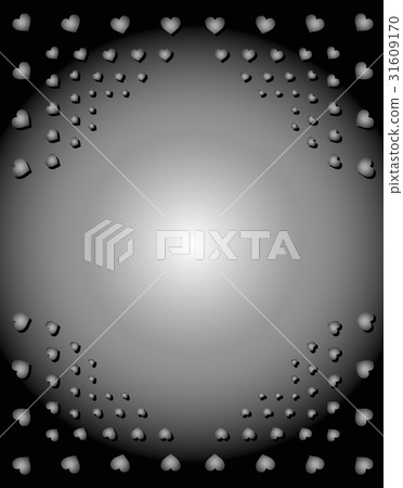 Heart pattern 31609170