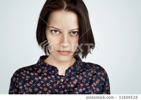 Young Girl Envy Irritated Concept 31609528