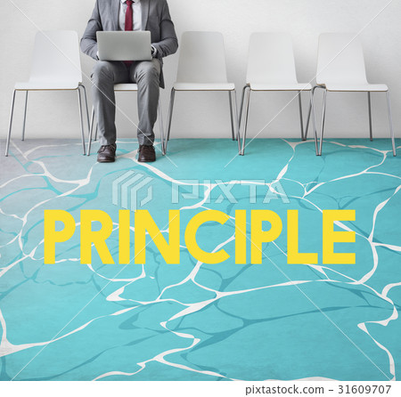 Morality Principle Virtuous Water Graphic Word 31609707
