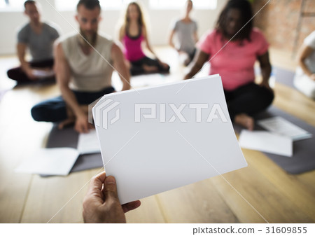 Diversity People Exercise Class Relax Concept 31609855