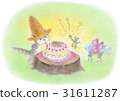 Cat wearing a straw hat · Birthday 31611287