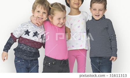 Little Children Happy Cheerful Friendship Little Children Happy Cheerful Friendship 31611313