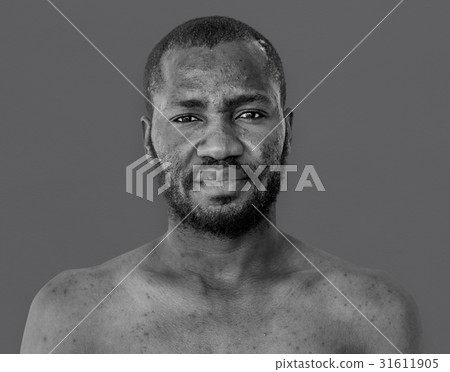 African Descent Guy Isolated on Background African Descent Guy Isolated on Background 31611905