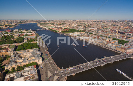 Aerial view of St. Petersburg, city center Aerial view of St. Petersburg, city center 31612945