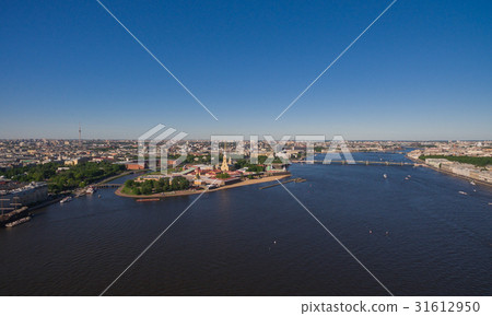 Aerial view of Peter and Paul Fortress Aerial view of Peter and Paul Fortress 31612950