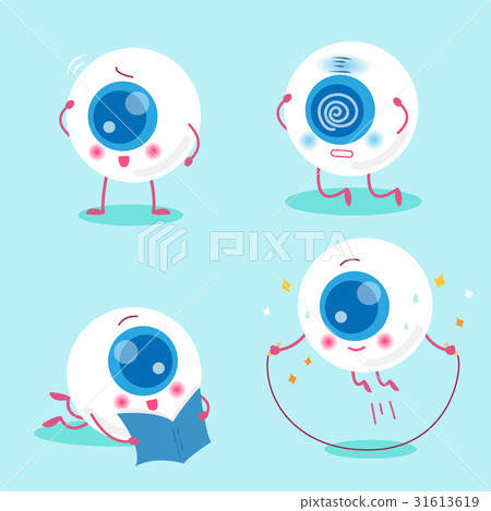 Cute Cartoon Eyeball Stock Illustration 31613619 Pixta Share the best gifs now >>> https www pixtastock com illustration 31613619